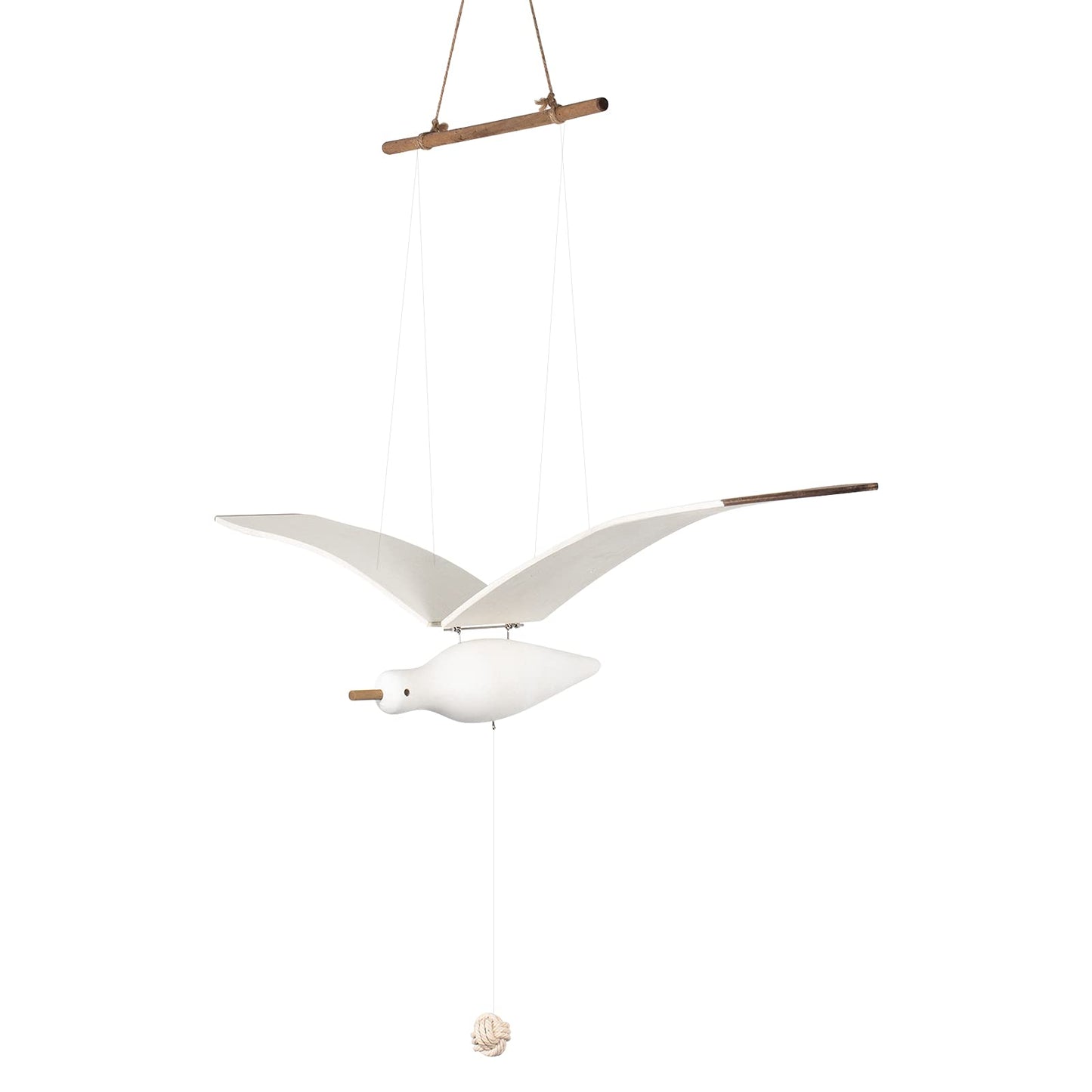 Wooden seagull mobile-Pendants for Unique Home Decor, Balcony, Baby Mobile Crib