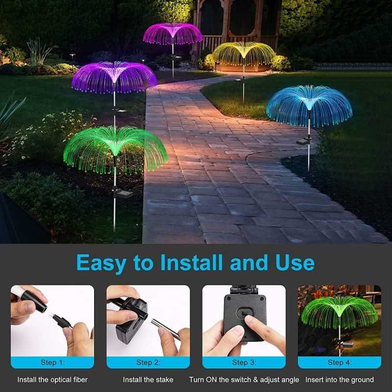 Solar Outdoor Decorative Waterproof Jellyfish Lights