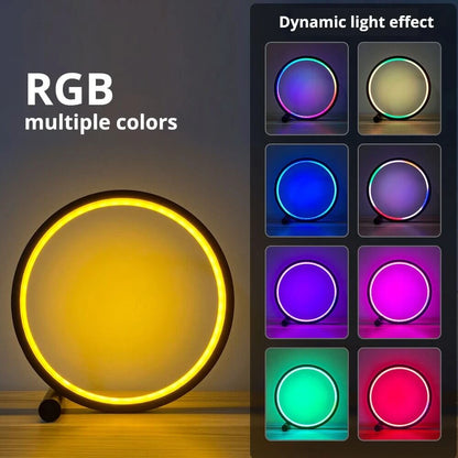 Smart LED Night Light RGB Desktop Atmosphere Desk Lamp,Suitable for Game Room Bedroom Bedside Decoration