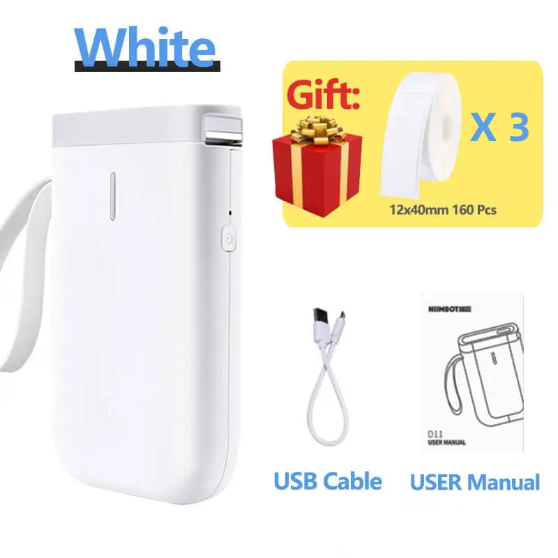 Portable Wireless Bluetooth Thermal Label Printer