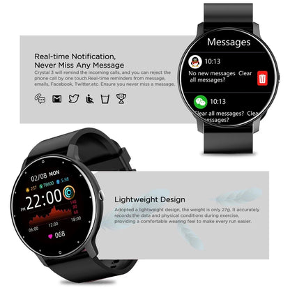 Smart Watch 2023 for Women Men with Heart Rate Blood Pressure Oxygen Fitness Smartwatch