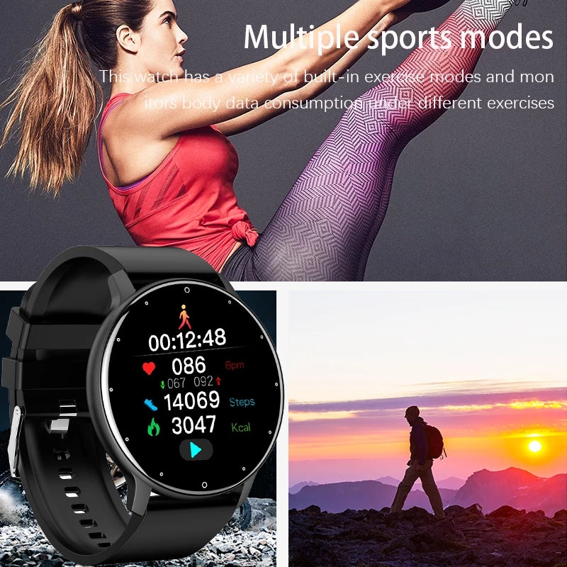 Smart Watch 2023 for Women Men with Heart Rate Blood Pressure Oxygen Fitness Smartwatch