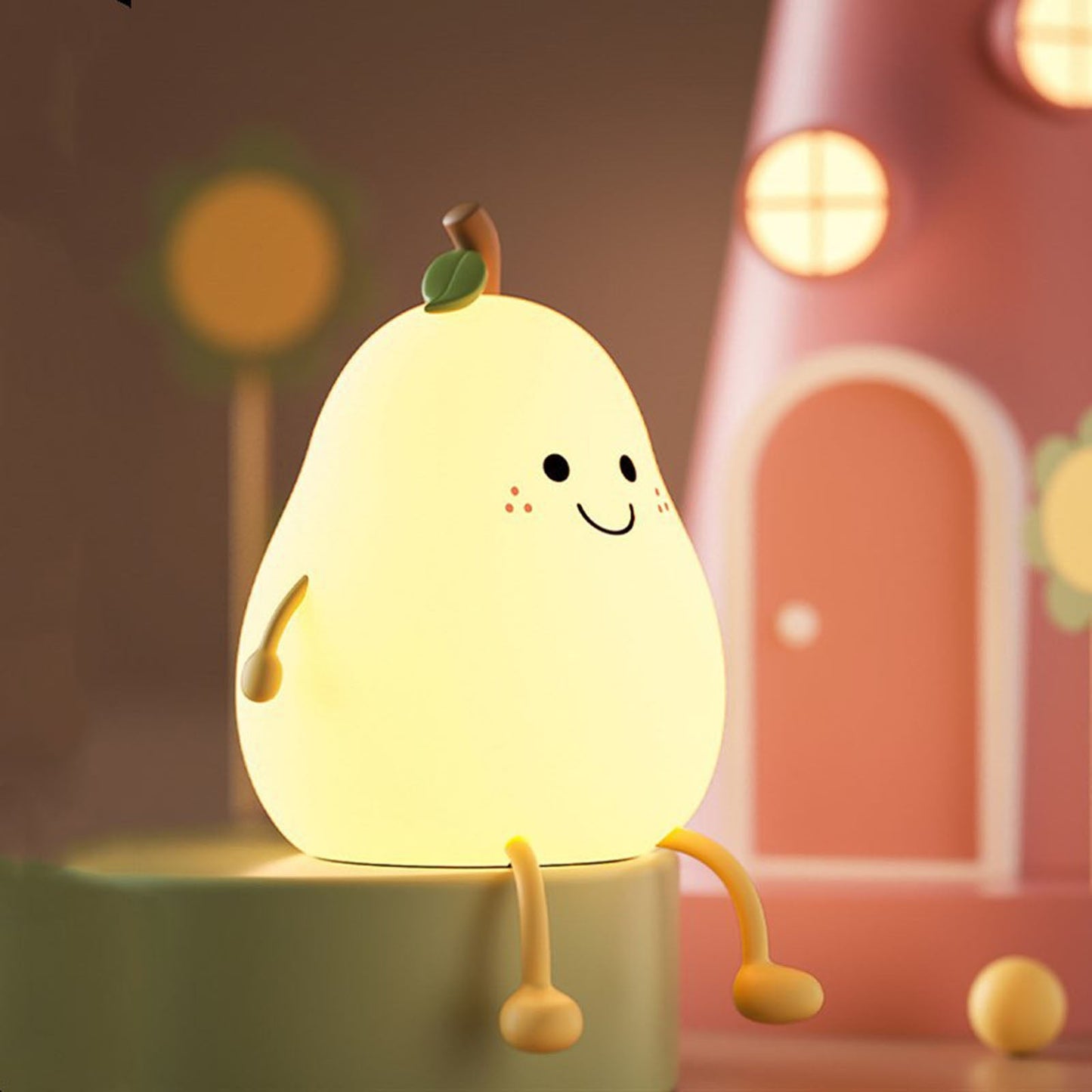 LED Pear Fruit Night Light