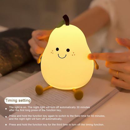 LED Pear Fruit Night Light