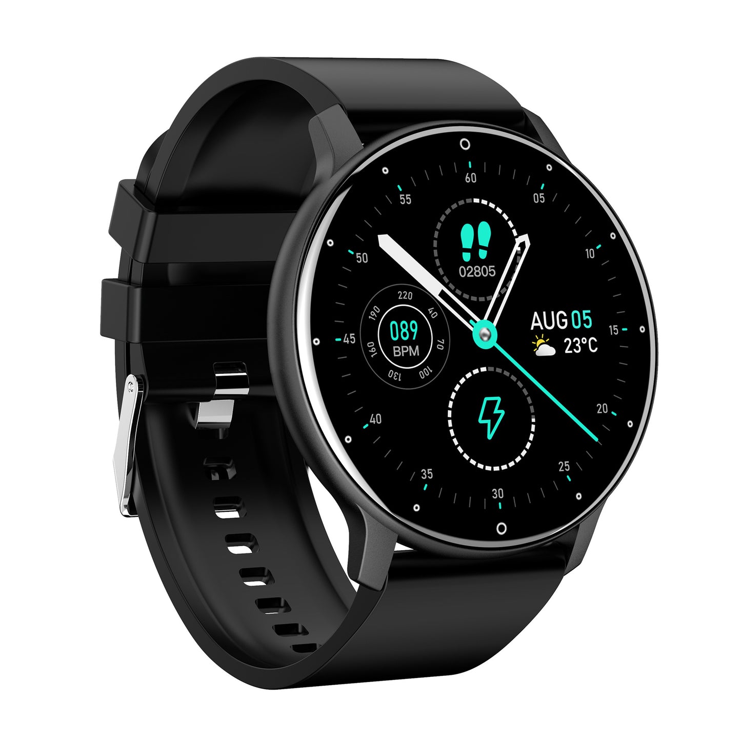 Smart Watch 2023 for Women Men with Heart Rate Blood Pressure Oxygen Fitness Smartwatch