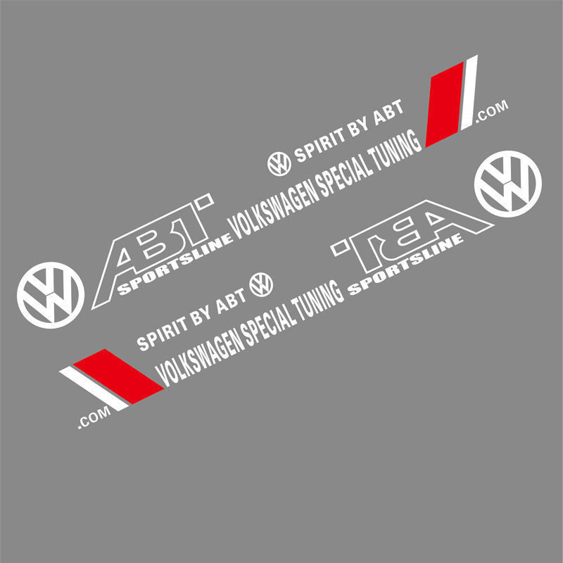 2Pcs 29.52in Car Auto Body Side Sticker